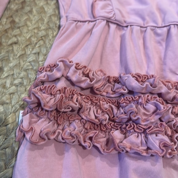 ruffle butts Long Sleeve Ruffle Jumpsuit pink 2T - Picture 6 of 6